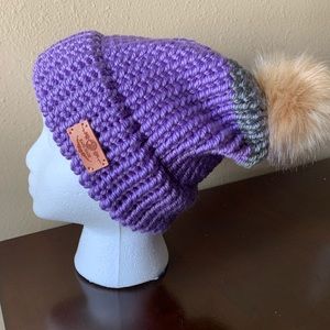 Hand made knitted adult hat